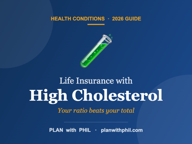Life Insurance with High Cholesterol: Why Your Ratio Beats Your Total (2026)