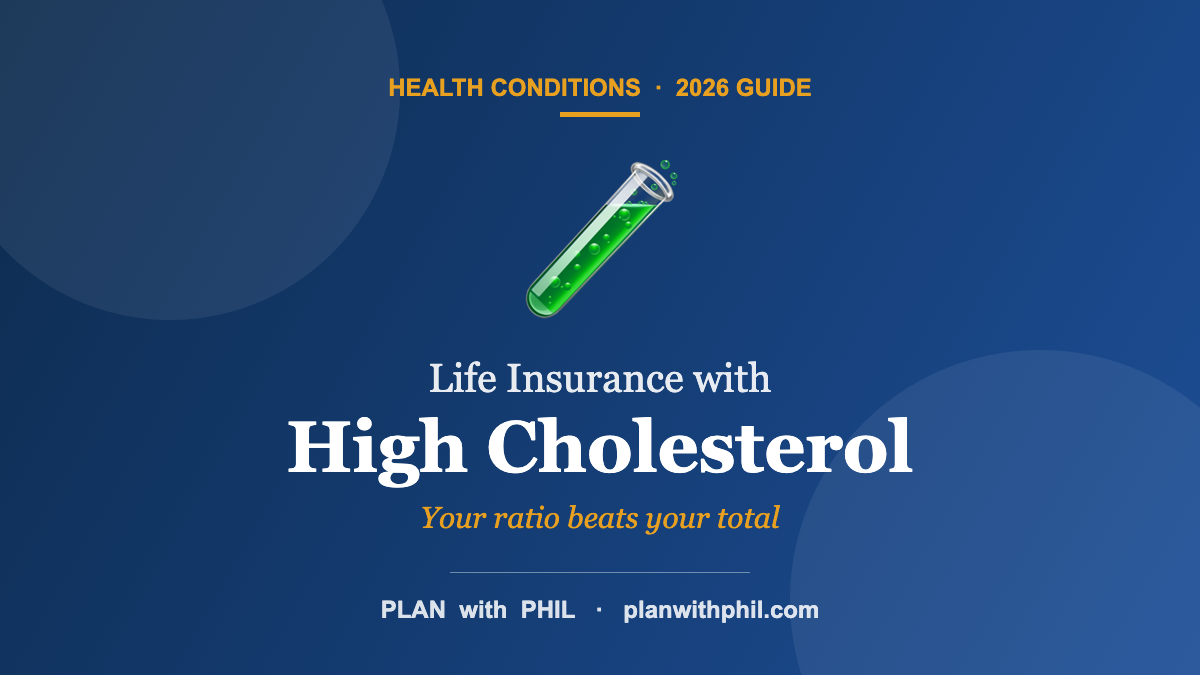 Life Insurance with High Cholesterol — Plan With Phil guide