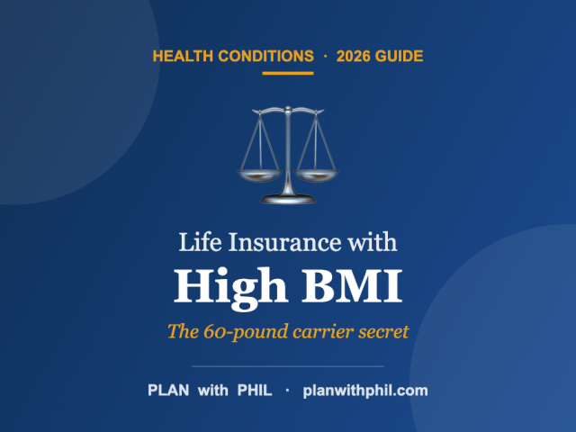 Life Insurance with a High BMI: The 60-Pound Secret Between Carriers (2026)
