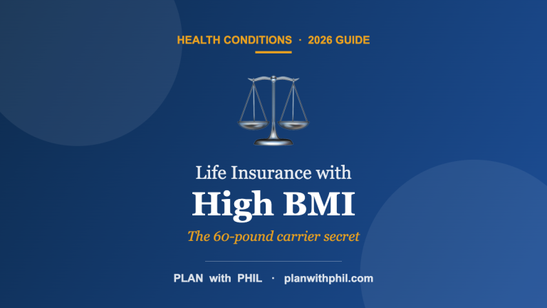Life Insurance with High BMI — Plan With Phil guide
