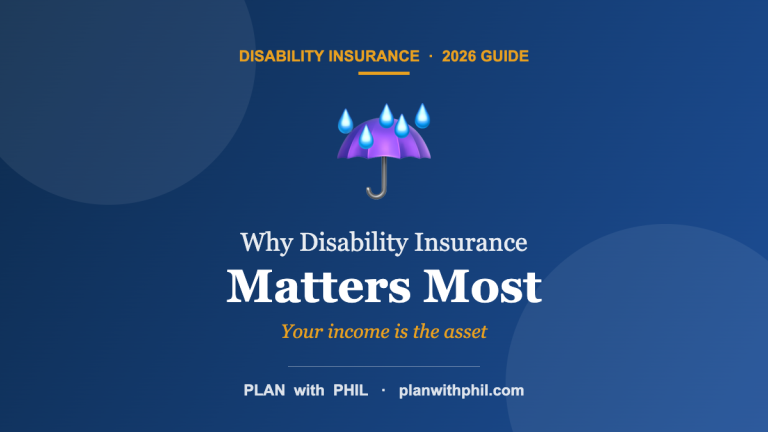 Why Disability Insurance Matters Most — Plan With Phil guide