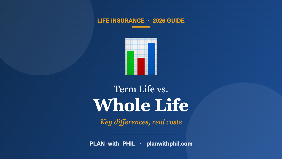Term Life vs. Whole Life — Plan With Phil guide