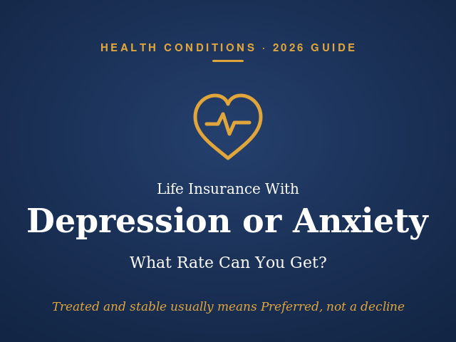 life insurance with depression or anxiety guide cover