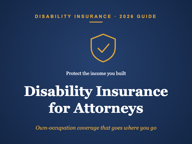 Disability insurance for attorneys: own-occupation coverage guide cover